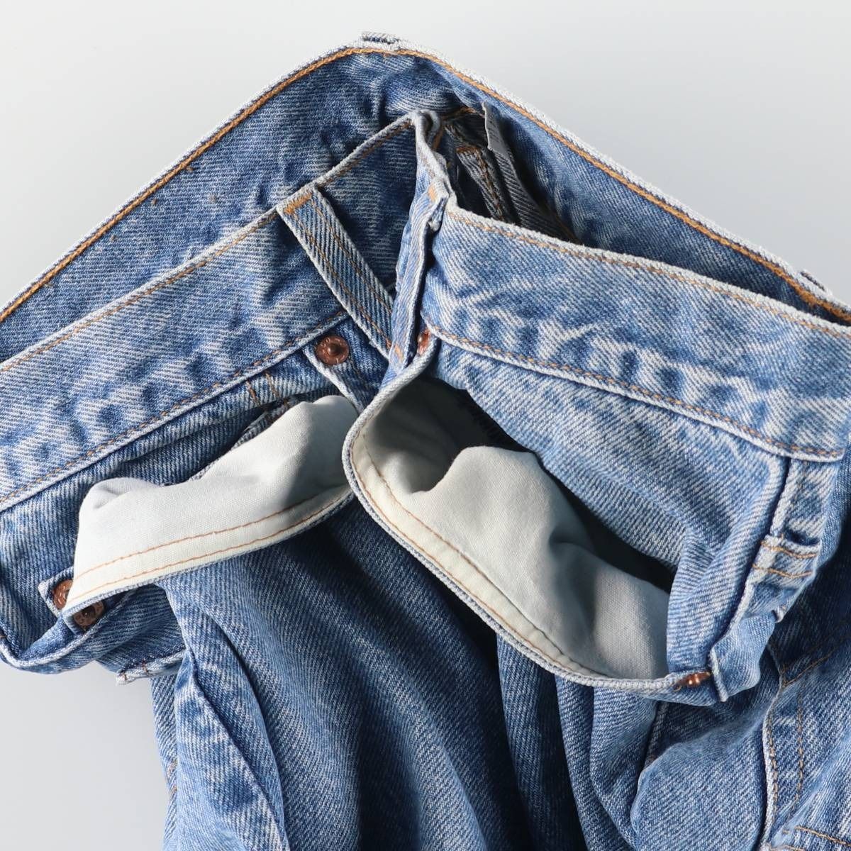 ブーツカットデニムパンツ メンズw