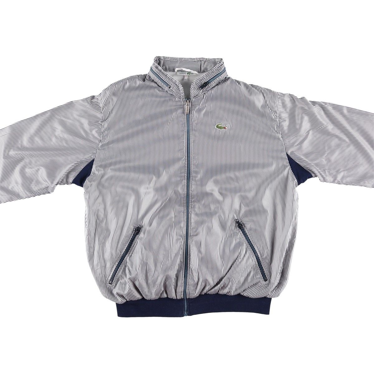 古着 70年代 ラコステ LACOSTE CHEMISE フレンチラコステ ストライプ柄