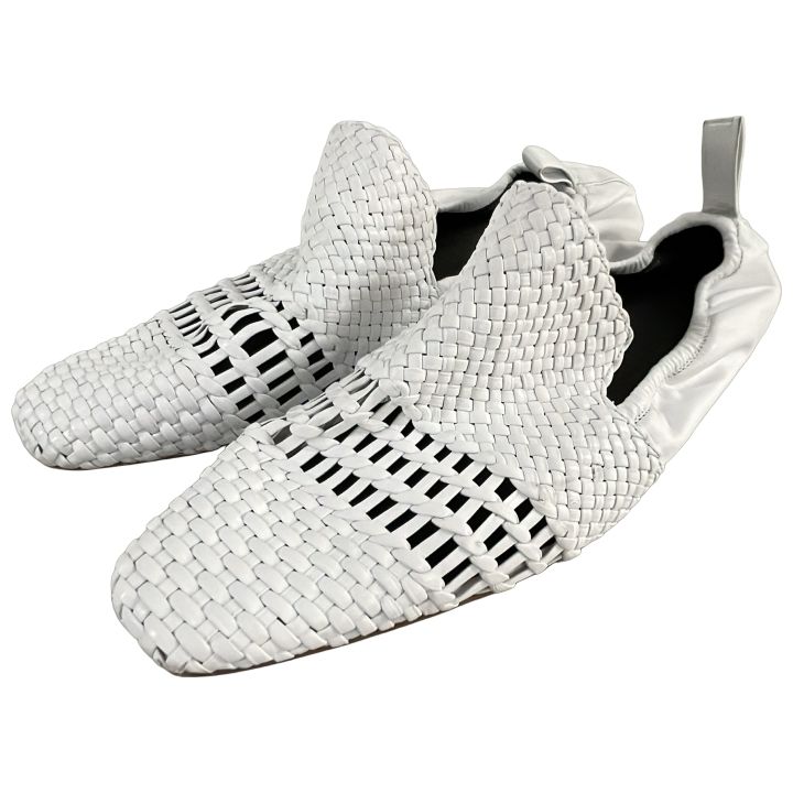 inscrire アンスクリア　メッシュスリッポン　39 INSCRIRE (アンスクリア) ② メッシュスリッポン レディース ホワイト