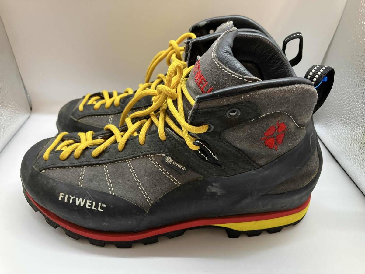 fitwell フィットウェル トレッキングブーツ イタリア製 EUR 39 ブラック グレー