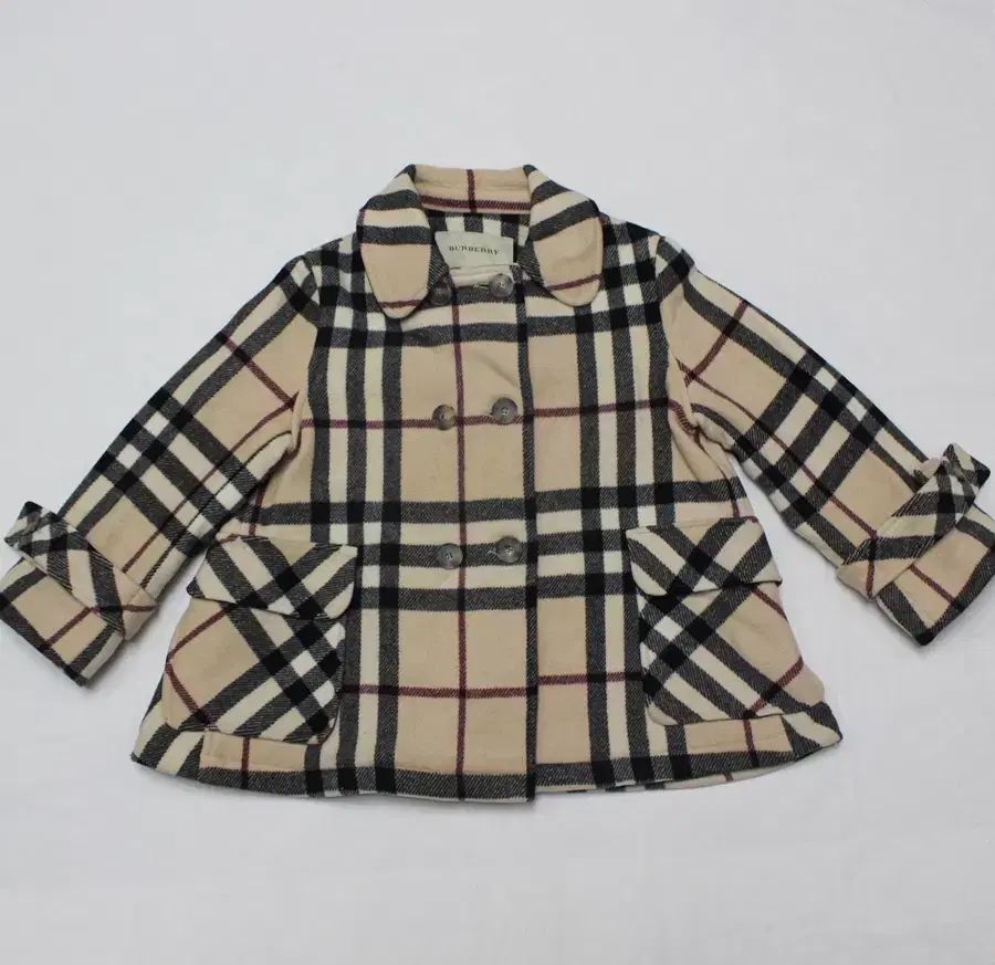 バーバリー 女子児童 6 Y ウール コート ジャケット とても良し