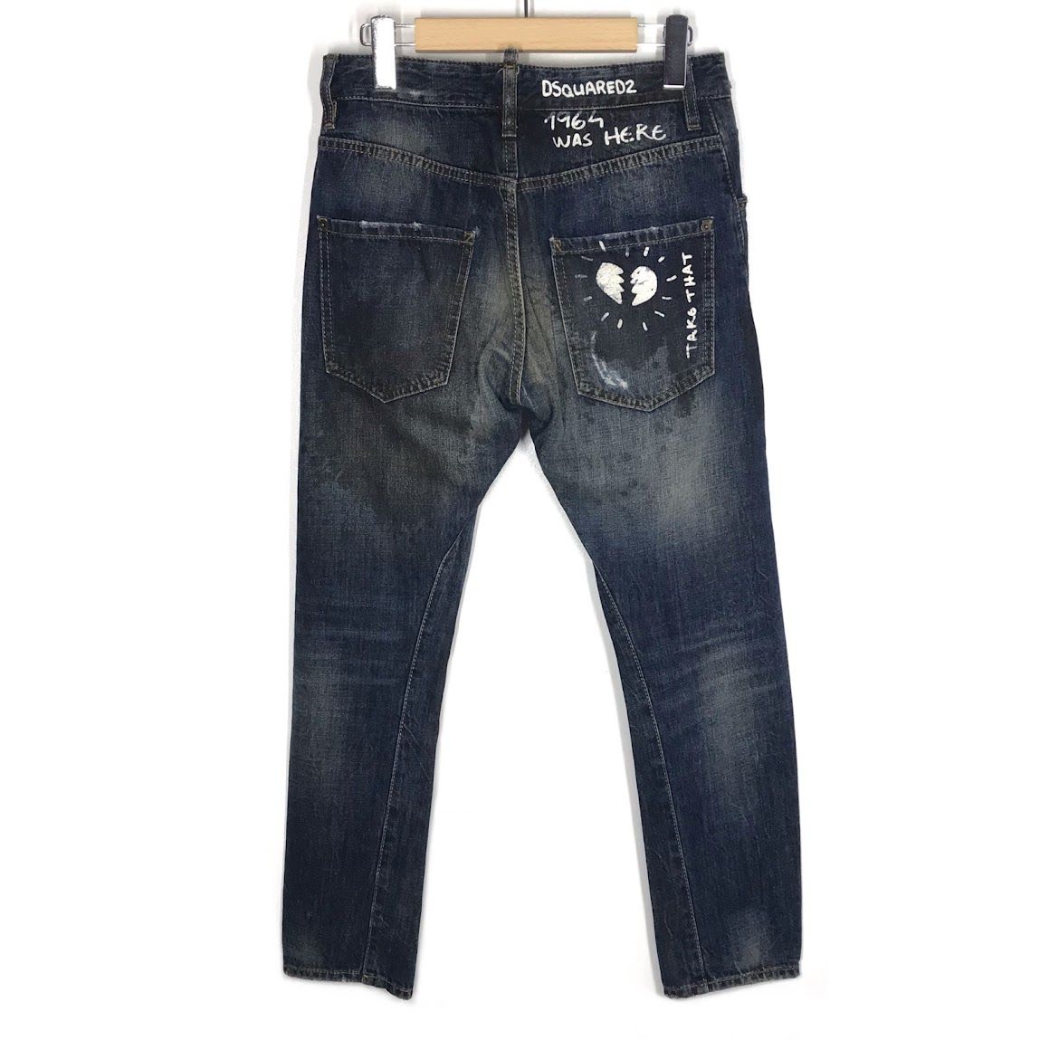 | ディースクエアード デニムパンツ バスキアケニー S 30281 インディゴ サイズ 42 107