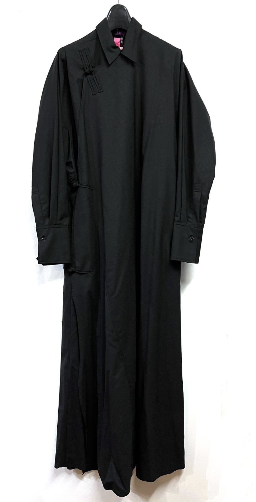 Yohji Yamamoto Y s Pink ヨウジヤマモト ワイズ ピンク チャイナ ドレス コート ワンピース