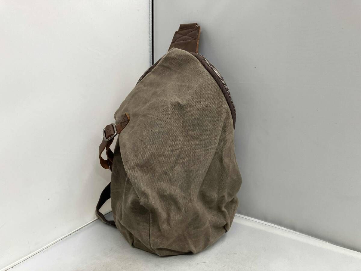 Kiwame|キワメ|ボディバッグ|キャンバスボディバッグ|ショルダーバッグ|スリングパック|斜めがけバッグ|ワンショルダー|防水|撥水|大容量