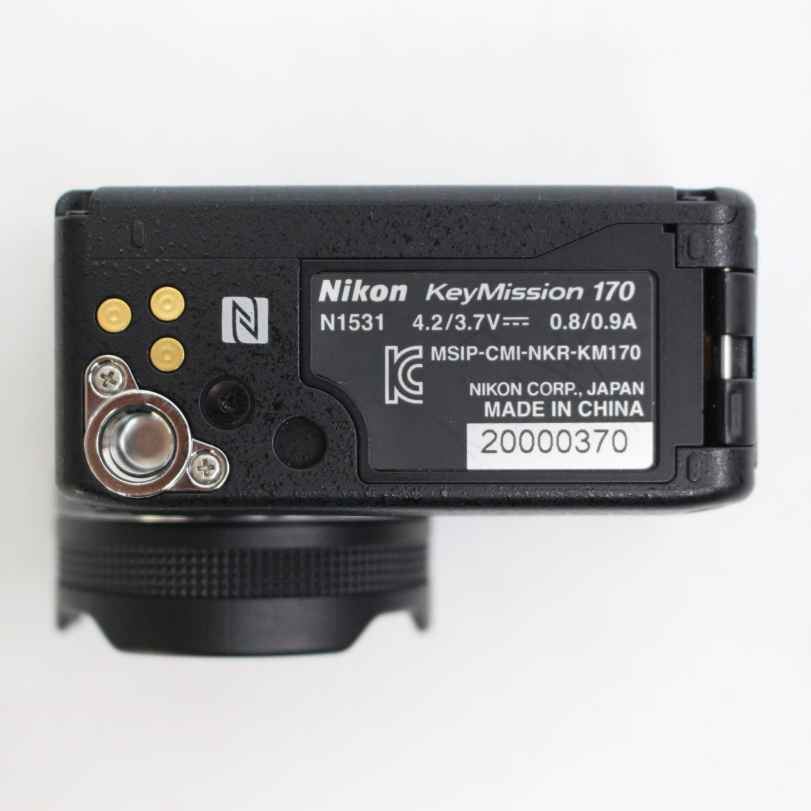 647)Nikon 防水アクションカメラ KeyMission 170 BK ブラック - メルカリ