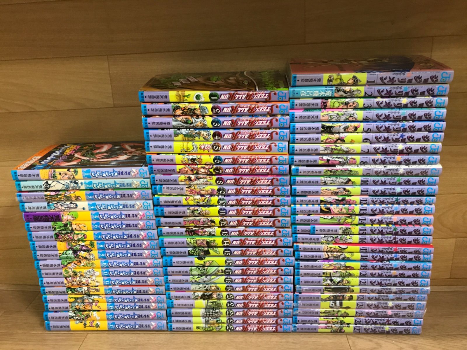 ☆① ジョジョリオン【未開封6冊】1～27巻＋STEEL BALL RUN 1～24巻＋