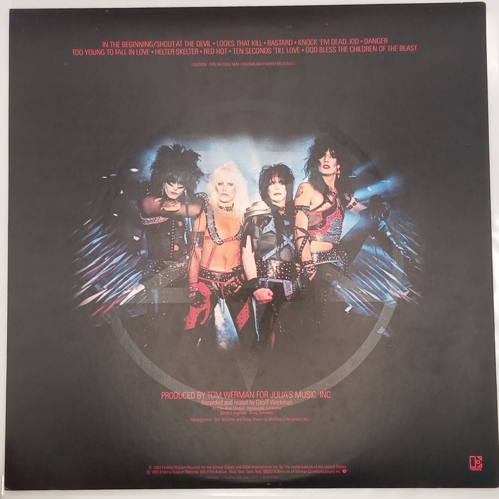 モトリー・クルー (Mötley Crüe) – シャウト・アット・ザ・デヴィル