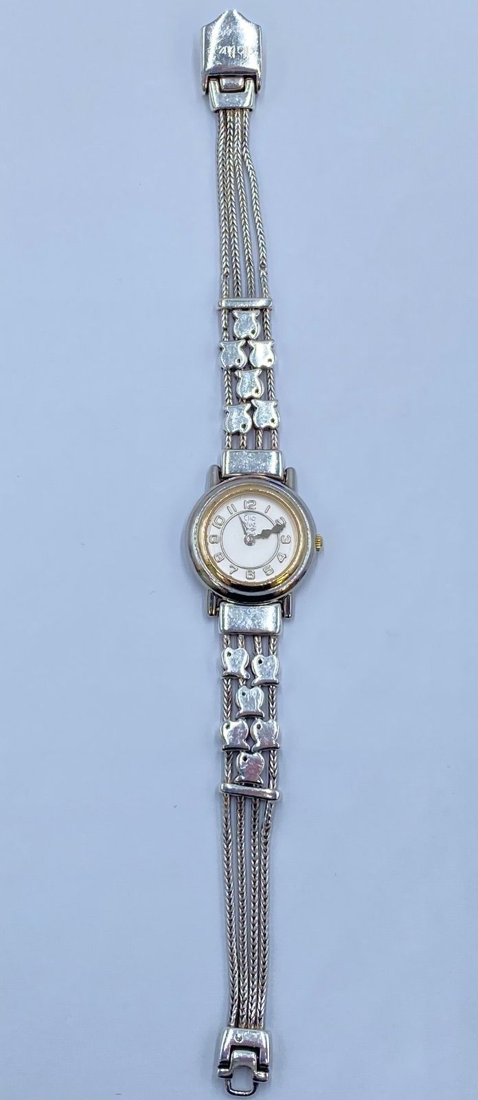 Clio Blue クリオブルー 魚 レディース 腕時計 シルバー925ブレス 刻印