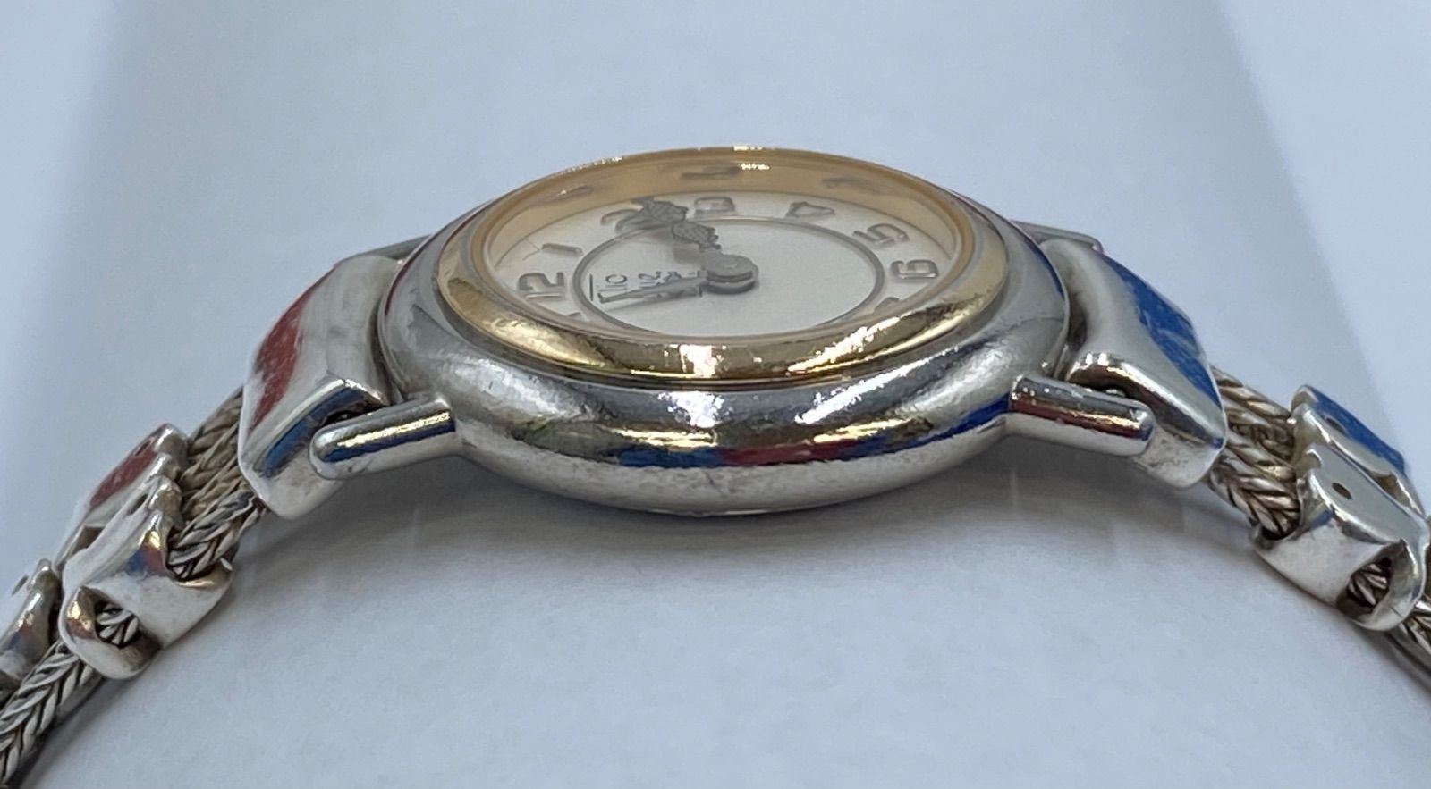 Clio Blue クリオブルー 魚 レディース 腕時計 シルバー925ブレス 刻印