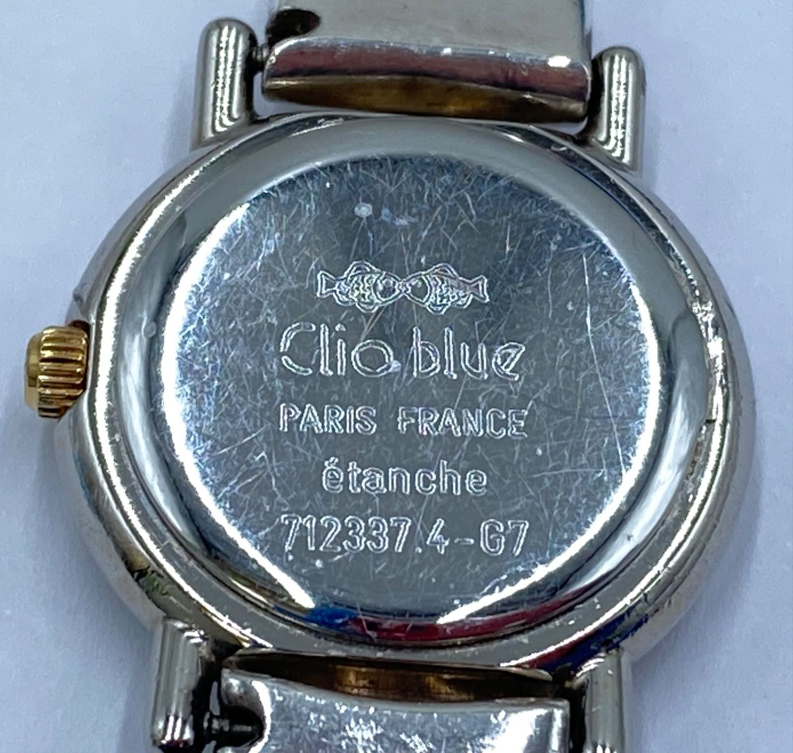 Clio Blue クリオブルー 魚 レディース 腕時計 シルバー925ブレス 刻印
