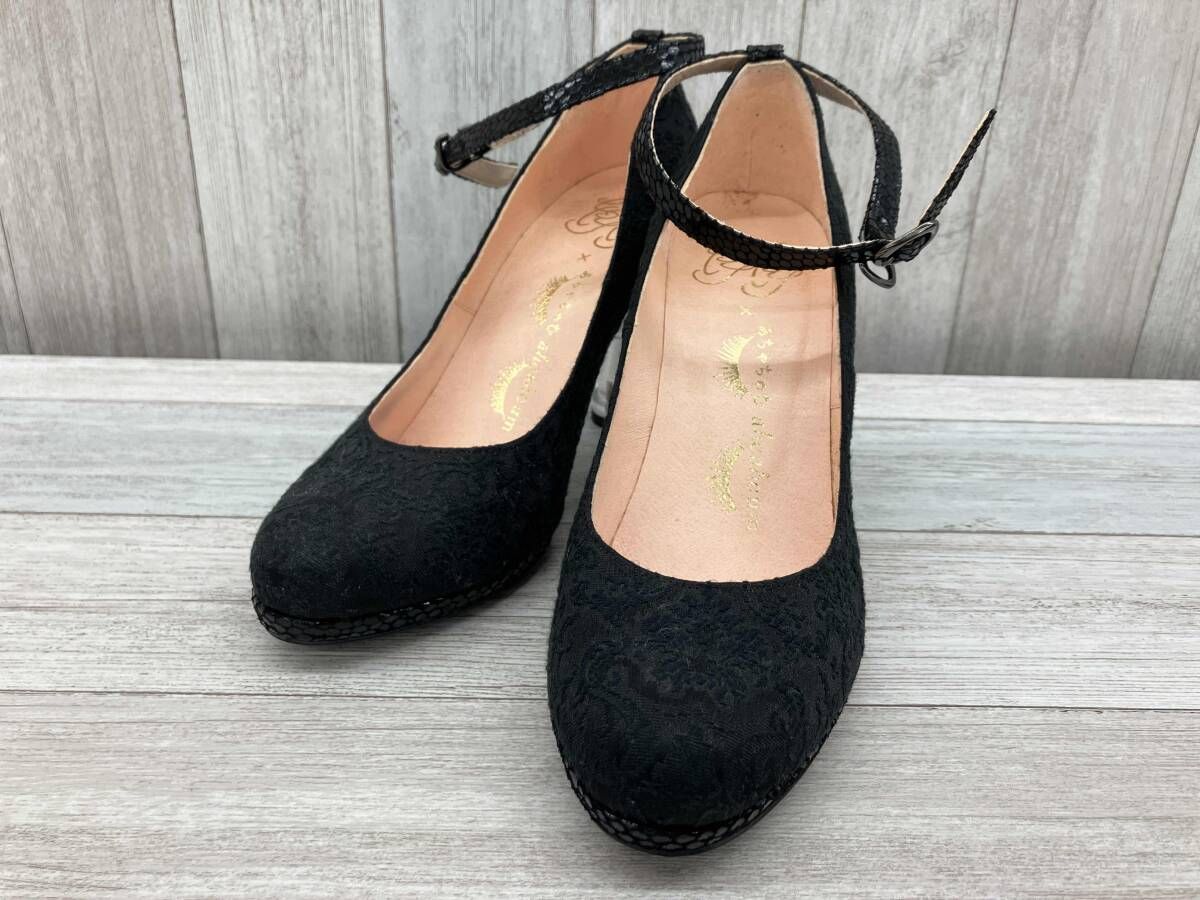 あちゃちゅむ ちゃけちょけ パンプス M レディース ブラック