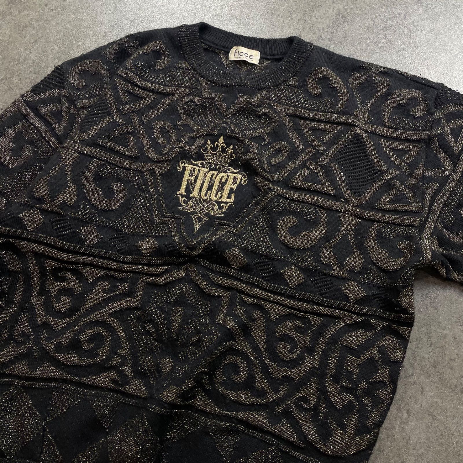 日本製 90s Vintage ficce YOSHIYUKI KONISHI Sweater フィッチェ