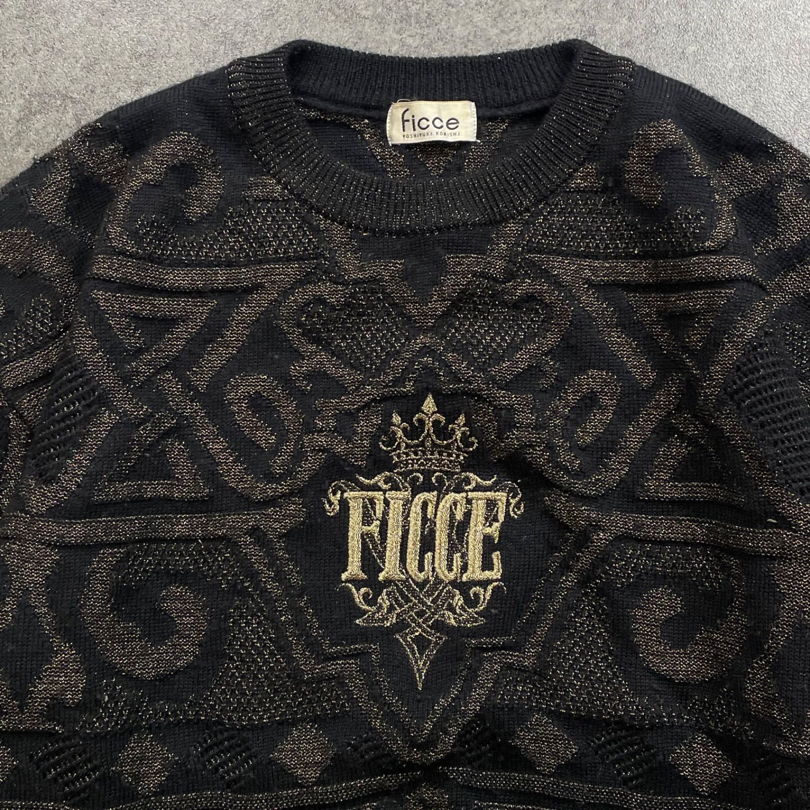 日本製 90s Vintage ficce YOSHIYUKI KONISHI Sweater フィッチェ