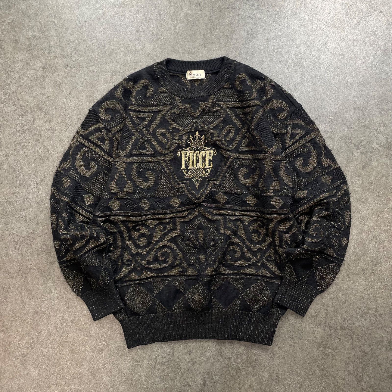 日本製 90s Vintage ficce YOSHIYUKI KONISHI Sweater フィッチェ