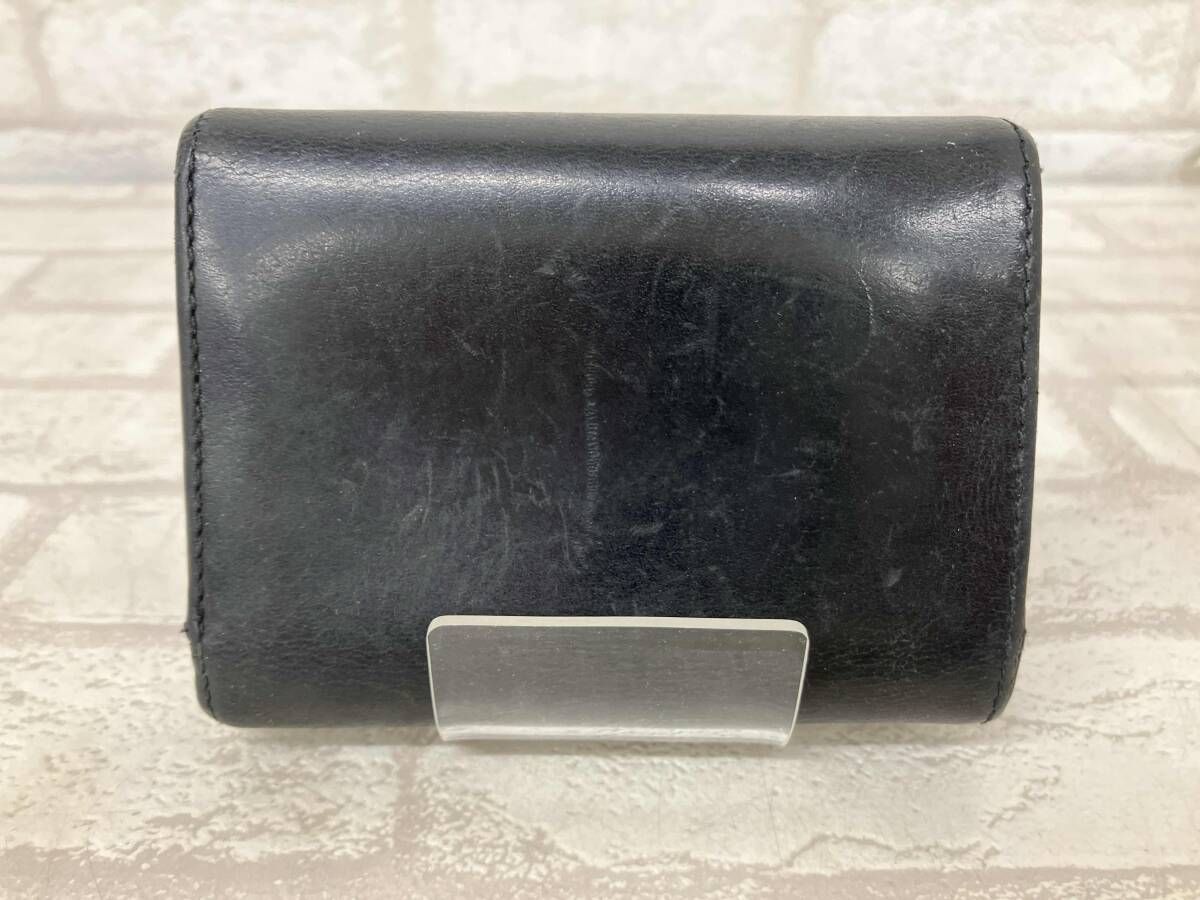 PORTER WACKO MARIA WMGP-WL 03 ポーター ワコマリア メンズ レザー 財布 三つ折り ボタン 被せ蓋 状態考慮