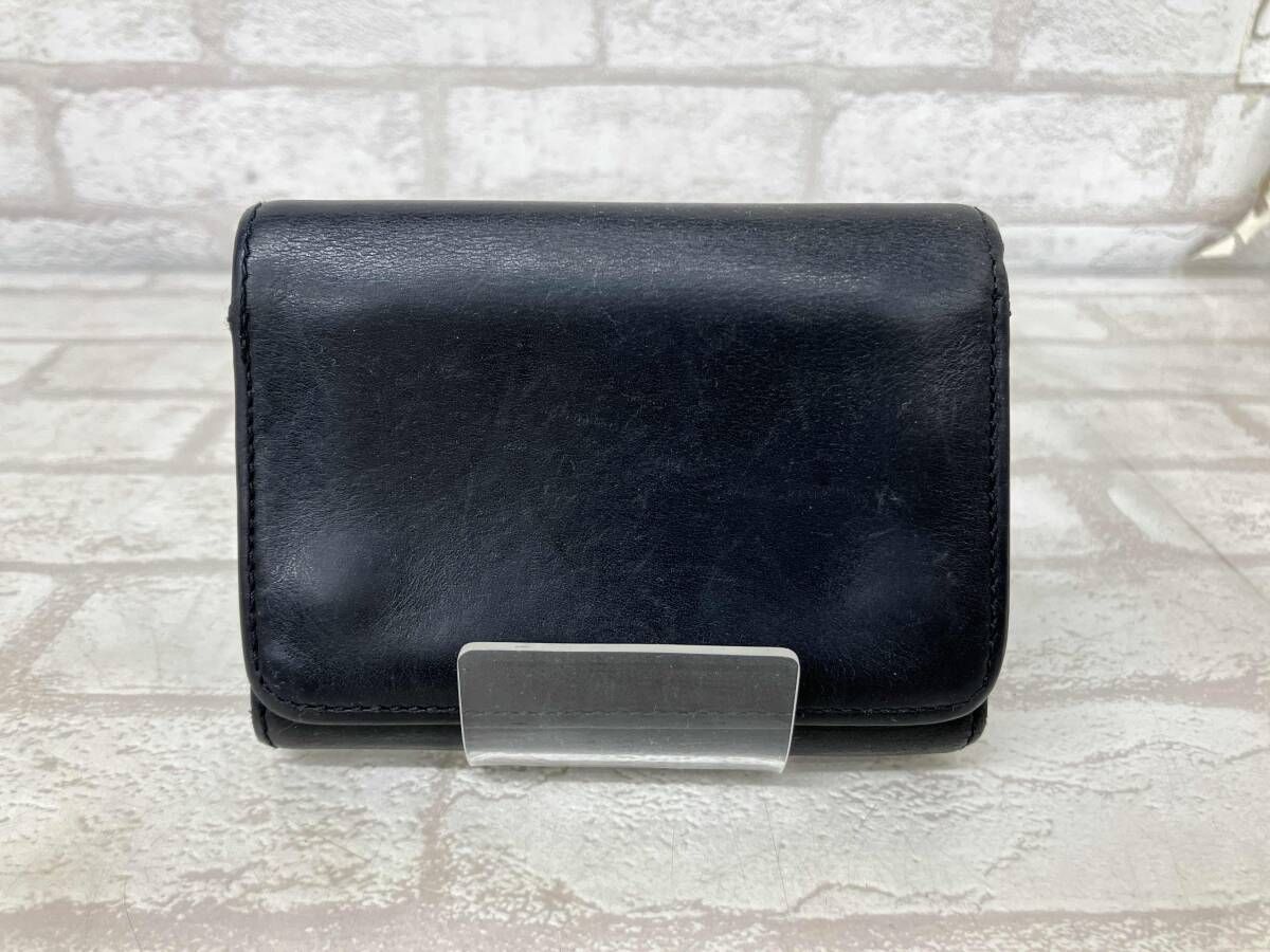 PORTER WACKO MARIA WMGP-WL 03 ポーター ワコマリア メンズ レザー 財布 三つ折り ボタン 被せ蓋 状態考慮