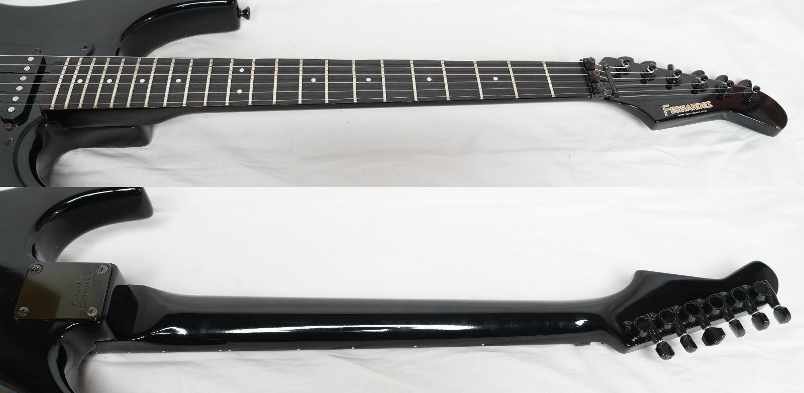 ☆FERNANDES☆REVOLVER FR-55 BLACK ショートスケールモデル 80年代