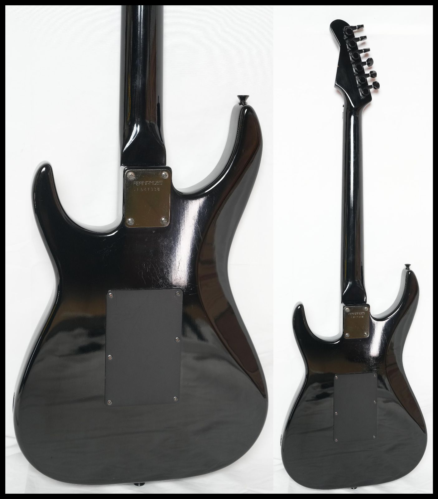 ☆FERNANDES☆REVOLVER FR-55 BLACK ショートスケールモデル 80年代