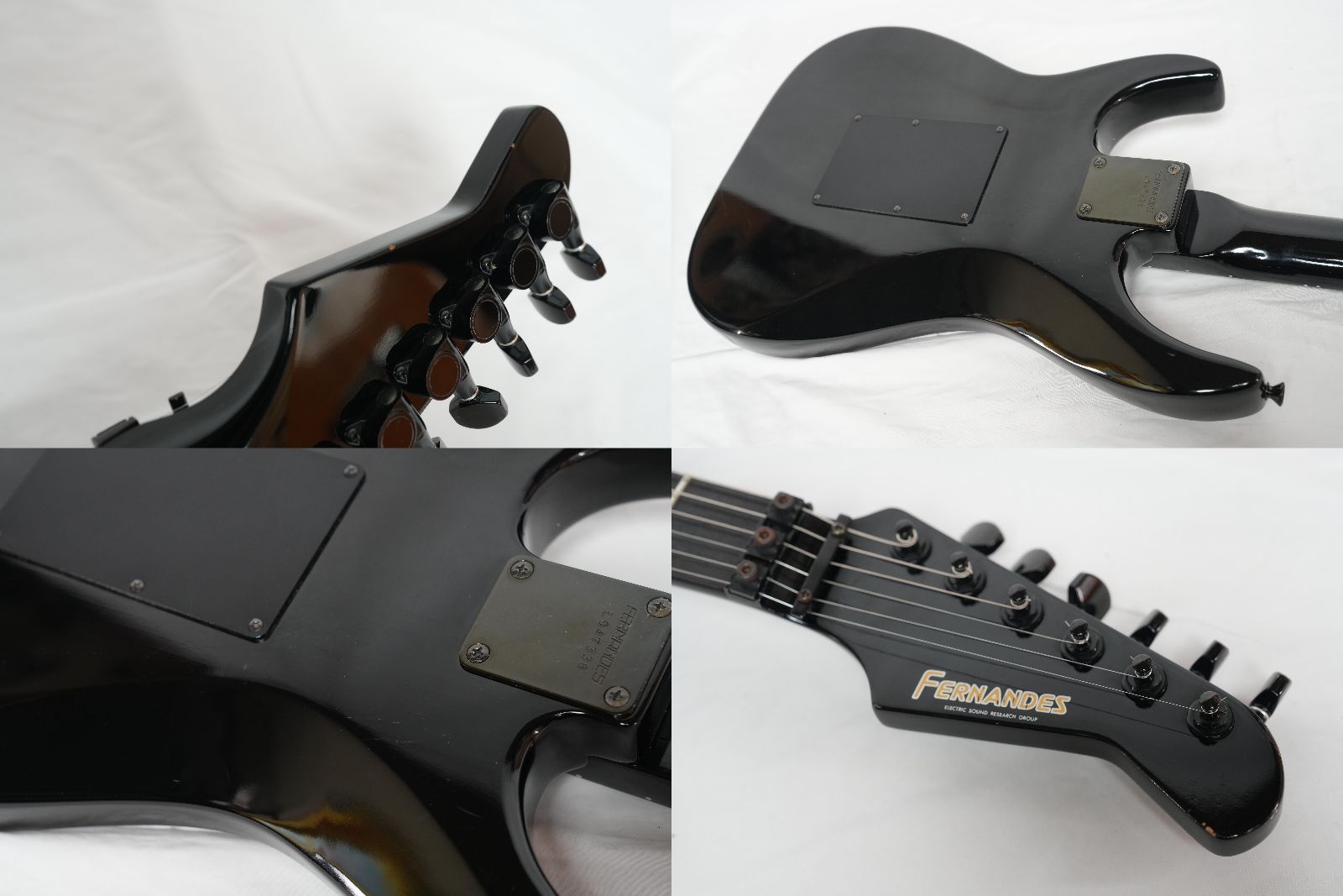 ☆FERNANDES☆REVOLVER FR-55 BLACK ショートスケールモデル 80年代