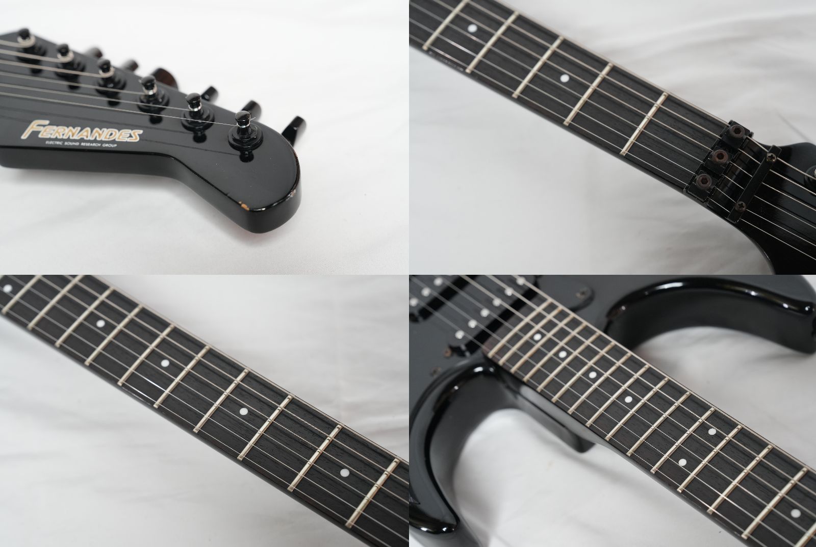 ☆FERNANDES☆REVOLVER FR-55 BLACK ショートスケールモデル 80年代