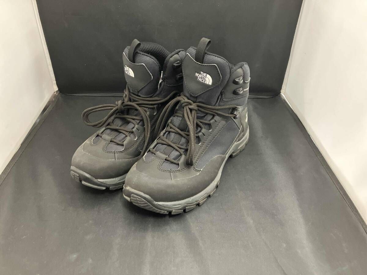 the north face ﾄﾚｯｷﾝｸﾞｼｭｰｽﾞ ザノースフェイス ブラック ｻｲｽﾞ25