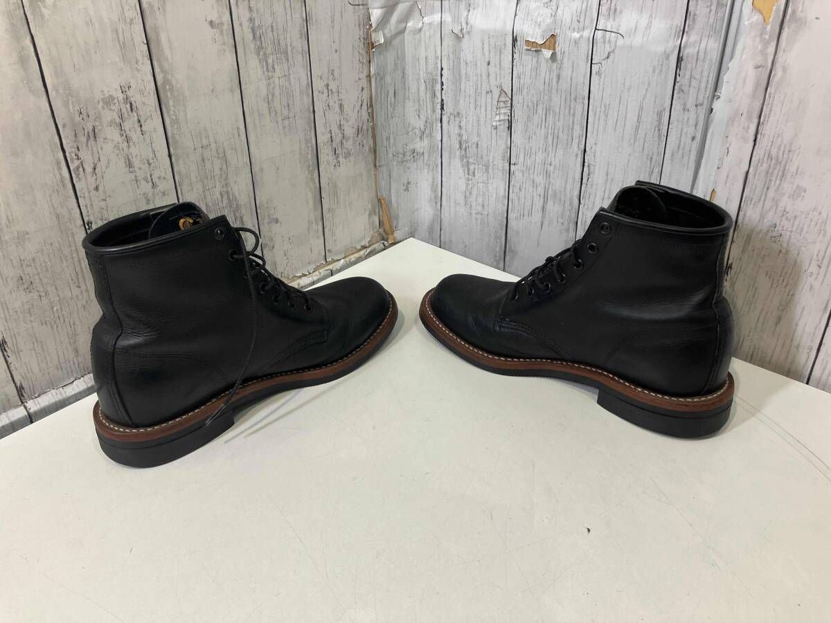CHIPPEWA チペワ ブラック オデッサ レースアップブーツ/US8.5