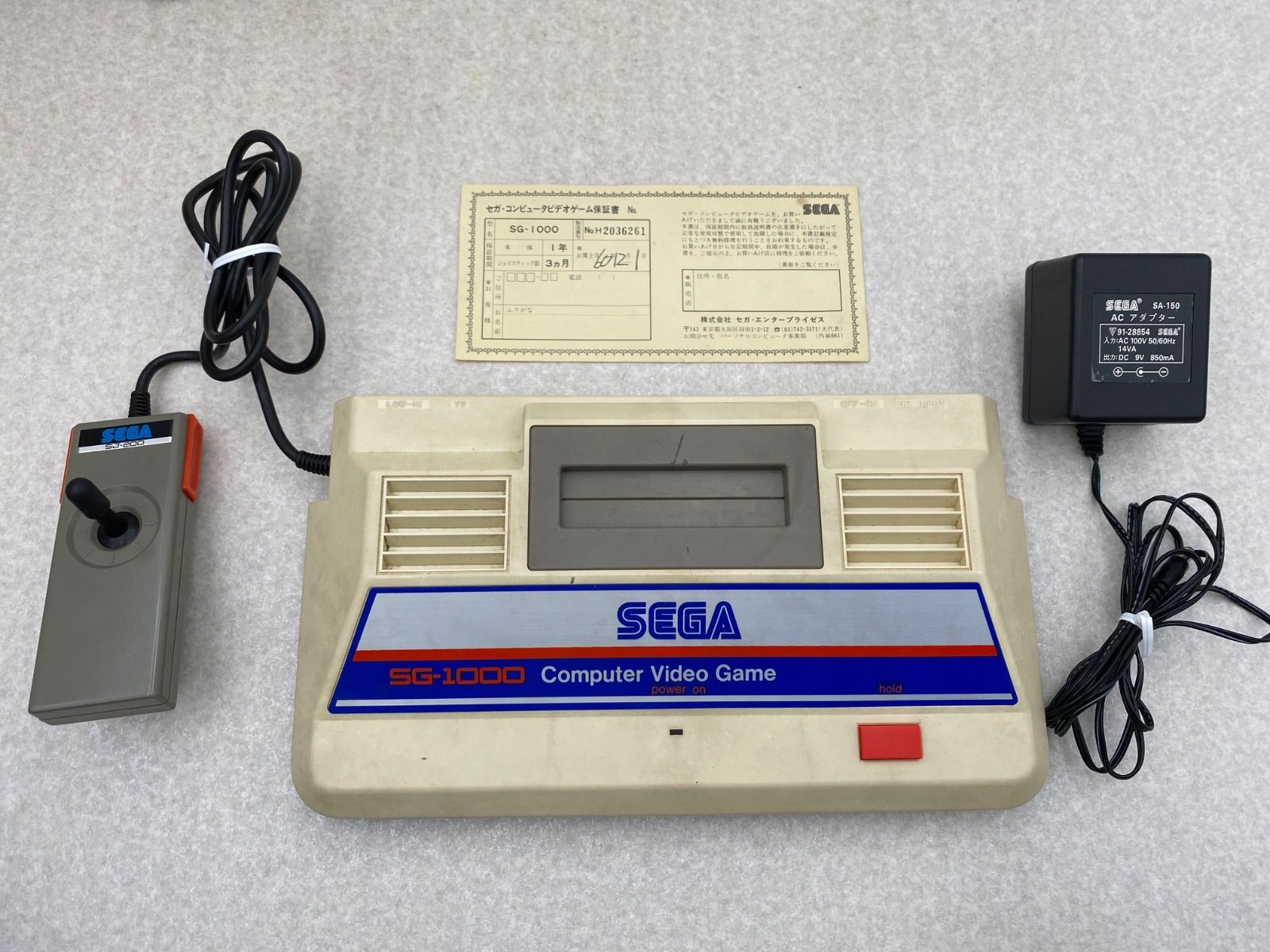 セガコンピュータビデオゲーム SG-1000 本体 - メルカリ