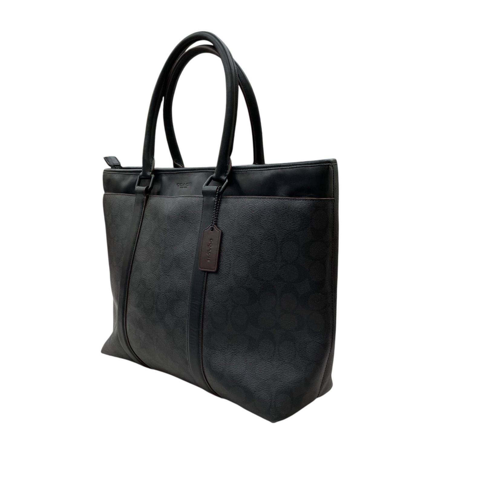 EM 11150 COACH コーチ レザー 革 ブラック 黒 F 23211 トートバッグ バッグ