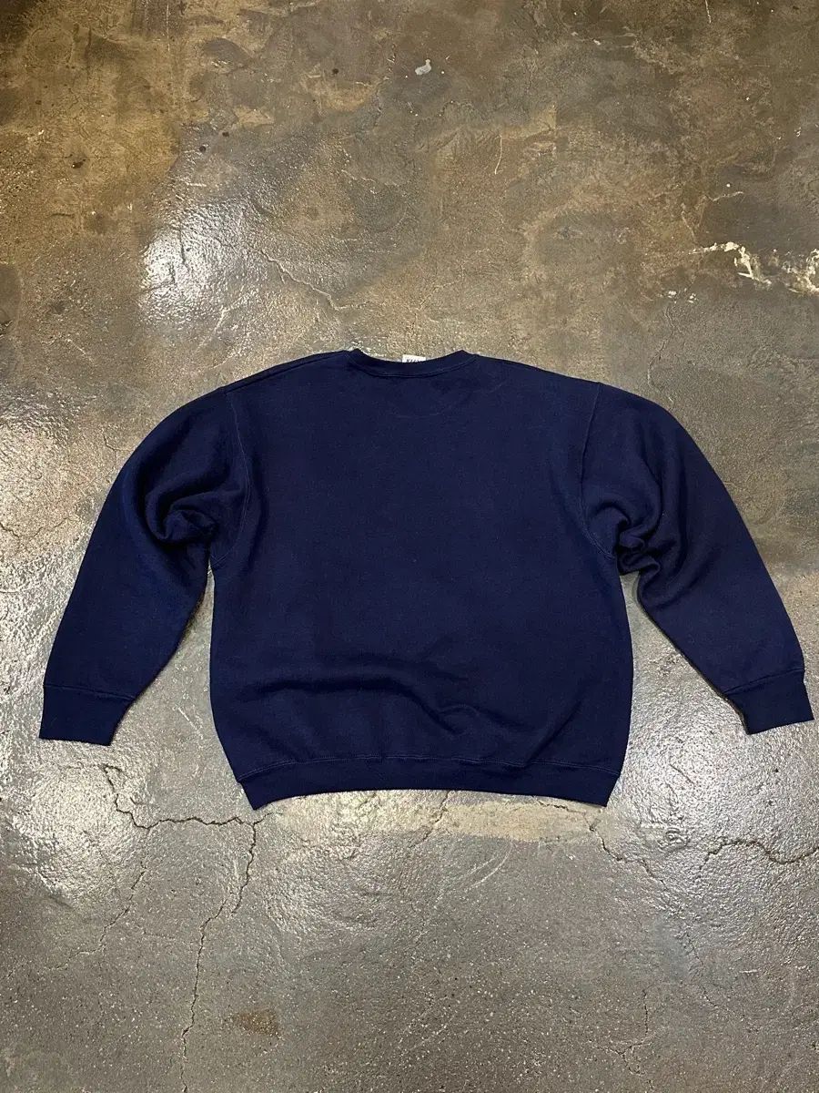 90 s Fruit of the Loom ネイビー スウェットシャツ L