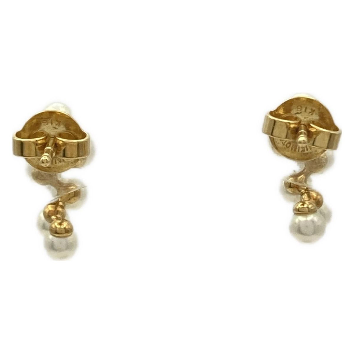 mikimoto(ミキモト) ピアス美品 - K18YG×パール - メルカリ