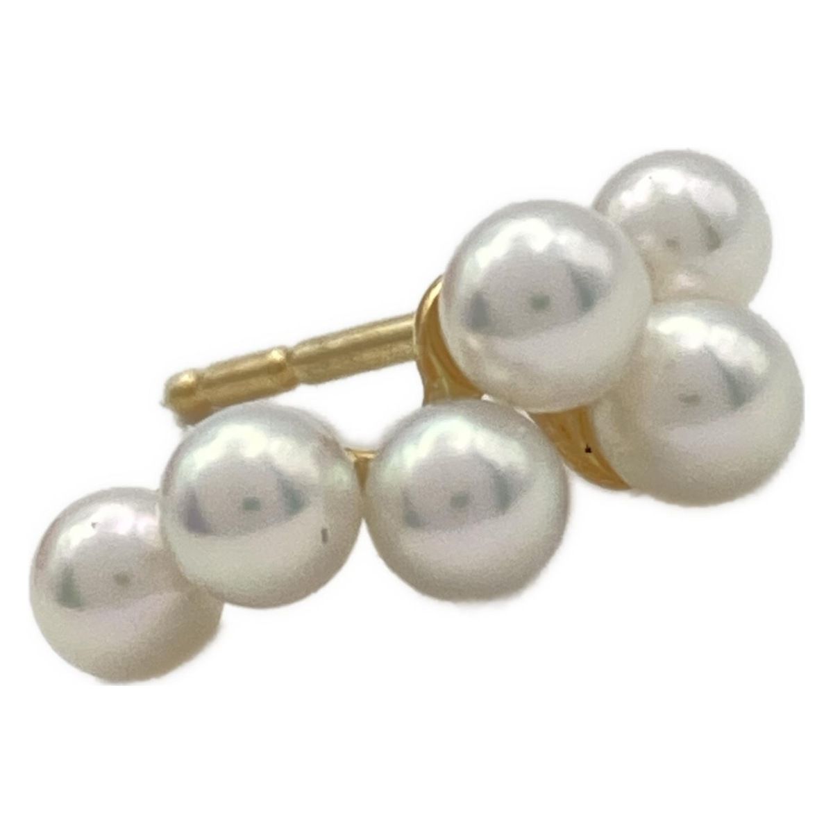 mikimoto(ミキモト) ピアス美品 - K18YG×パール - メルカリ