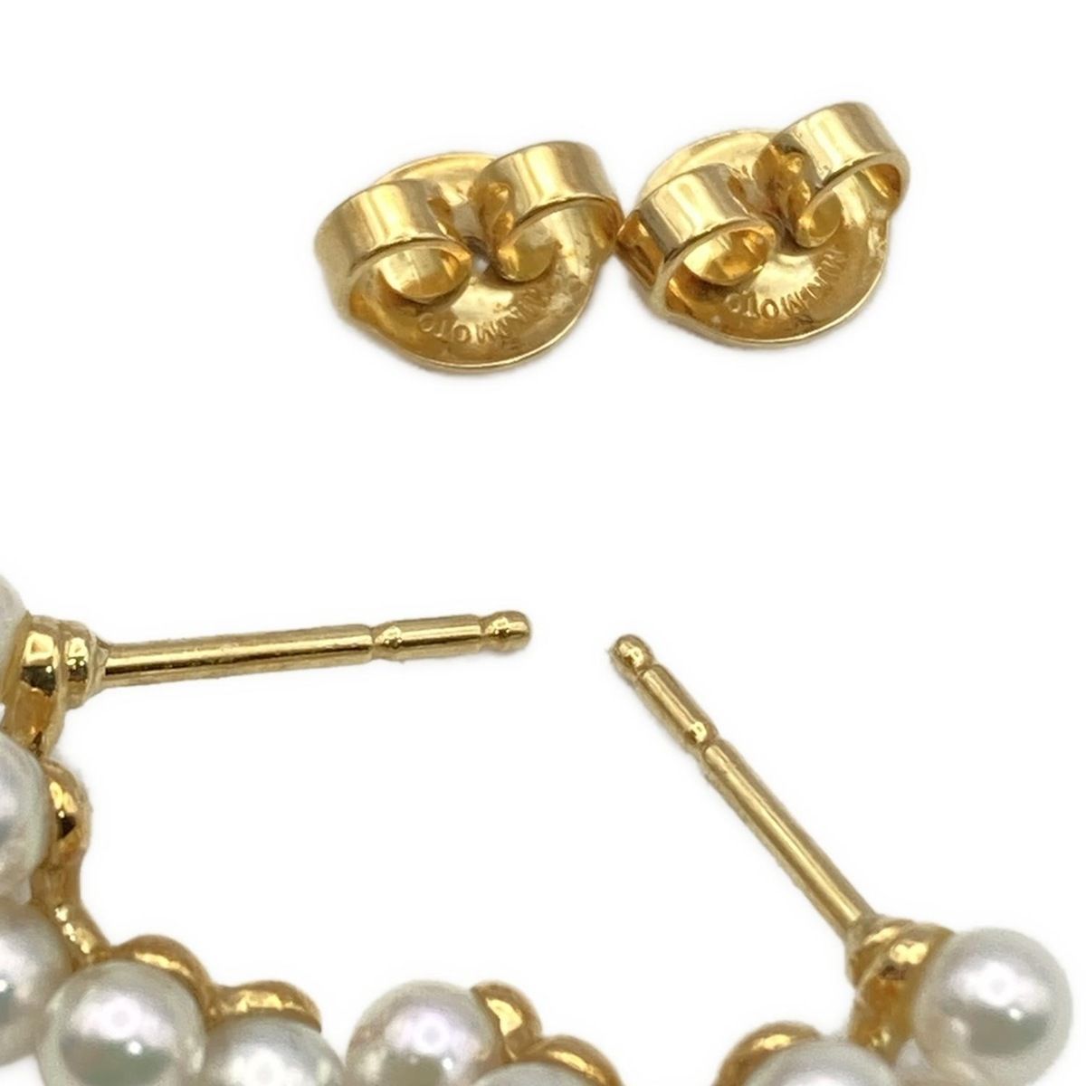 mikimoto(ミキモト) ピアス美品 - K18YG×パール - メルカリ