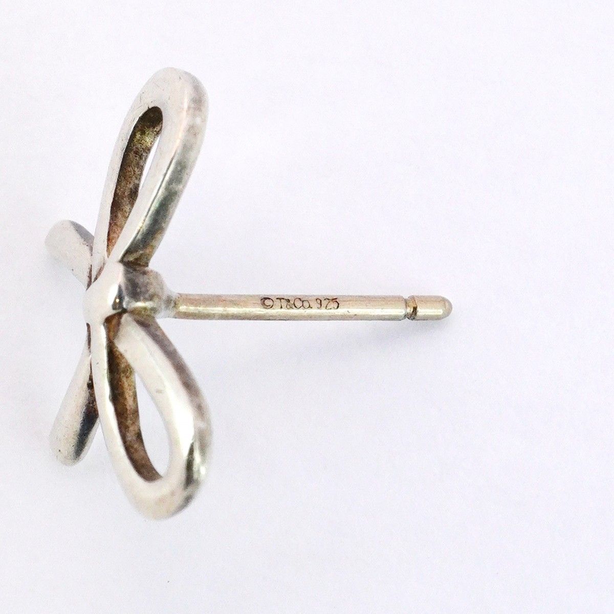 ☆SALE【5job0049】ティファニー ピアス ボウ/リボン シルバー925