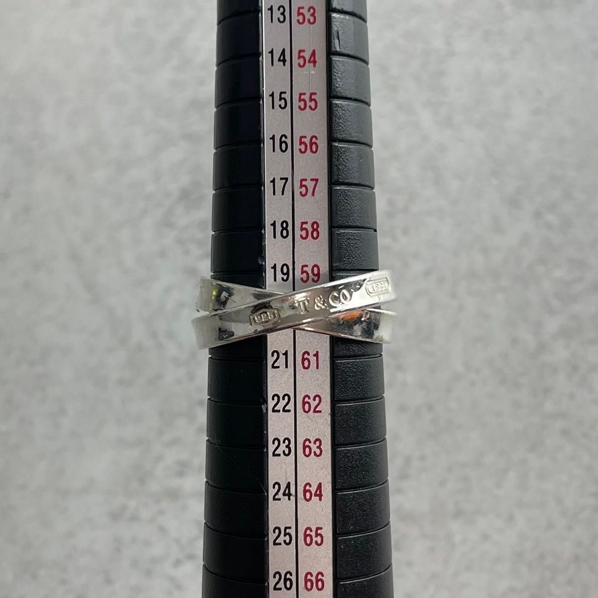 ティファニー 20号 インターロッキング 2連 リング WB3fe - メルカリ