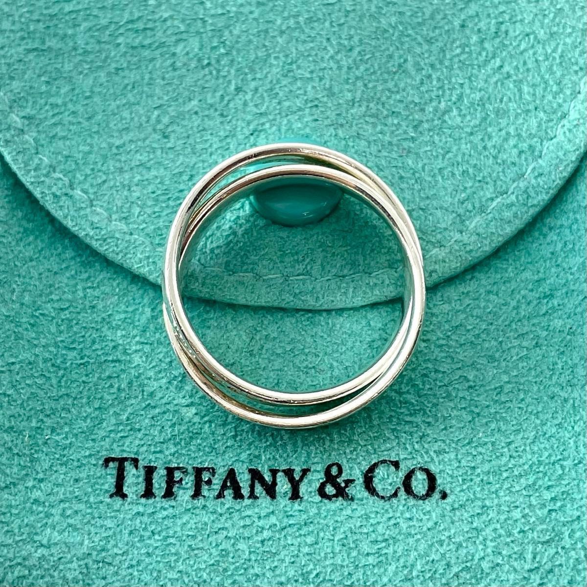 ティファニー 20号 インターロッキング 2連 リング WB3fe - メルカリ