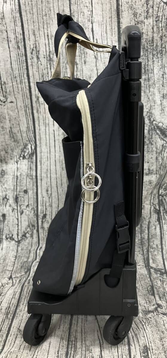 ブラック 折りたたみ椅子付き