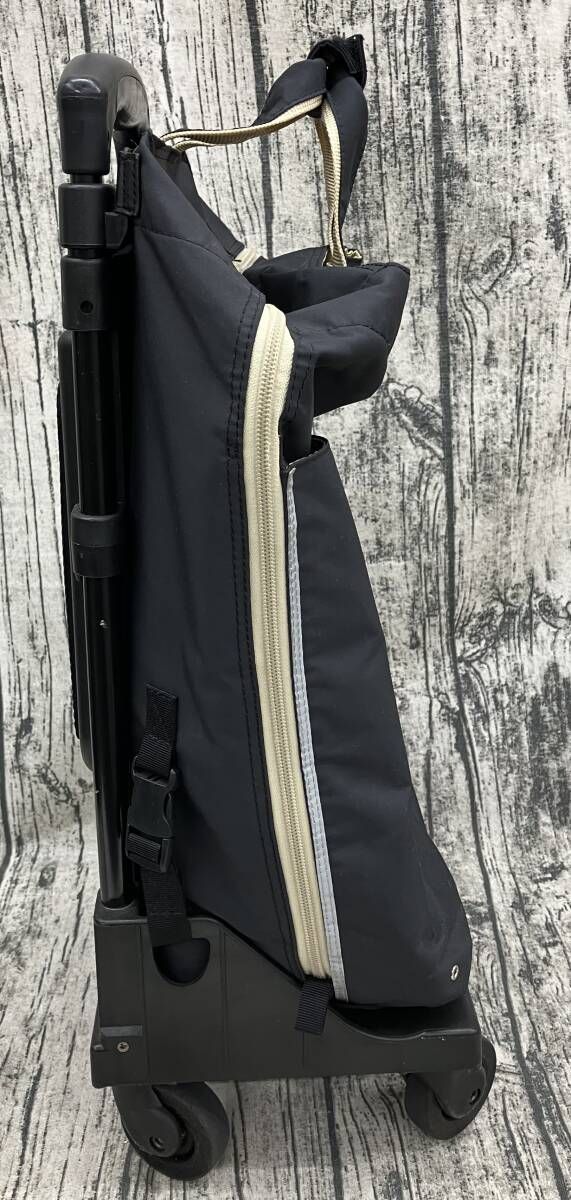 ブラック 折りたたみ椅子付き