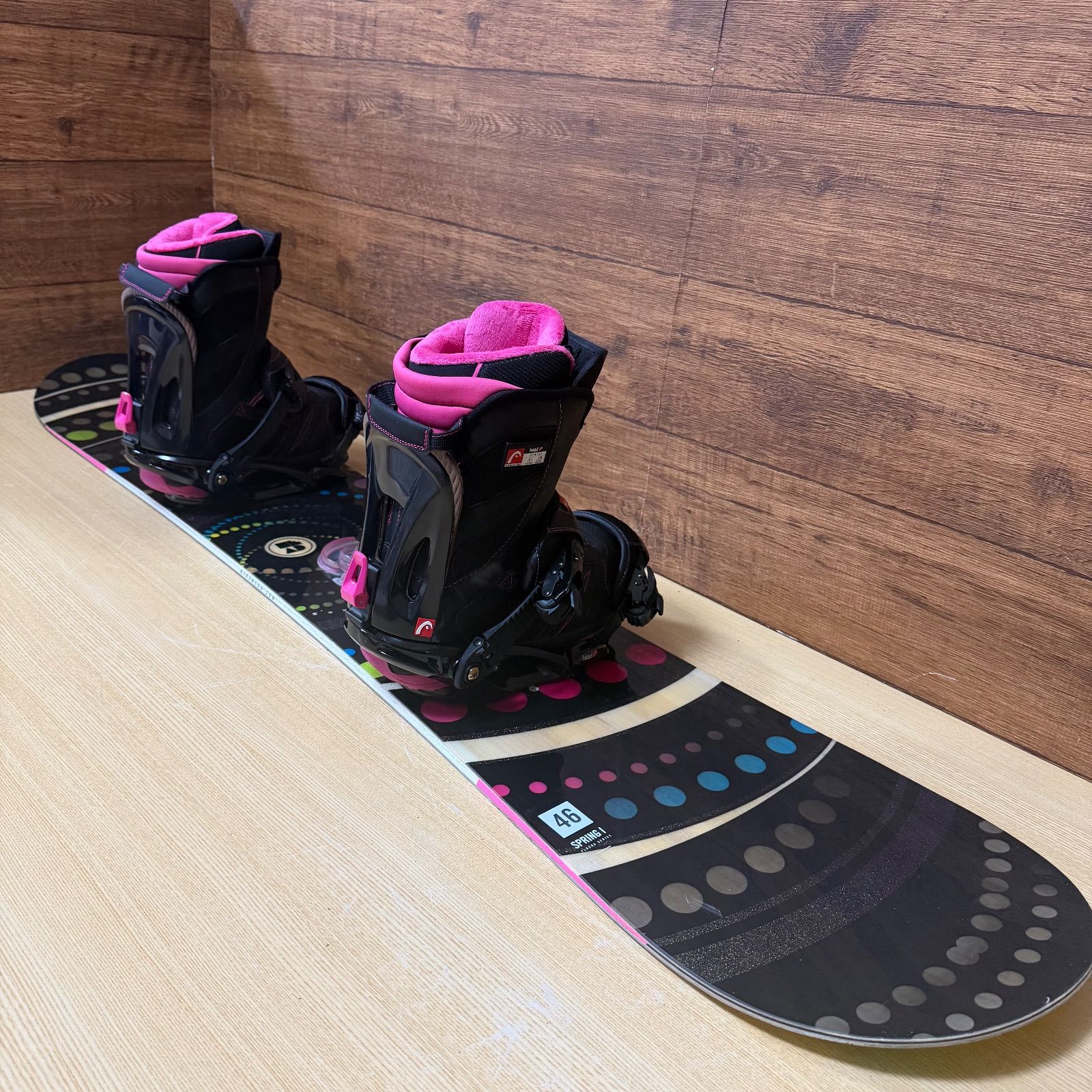 美品 HEAD ヘッド スノーボード レディース 4点セットSPRING