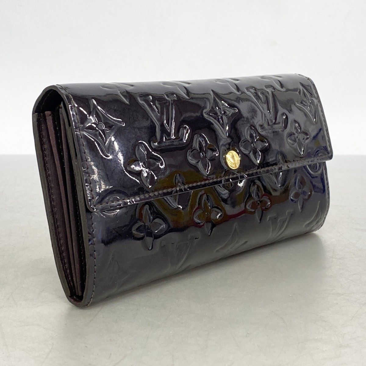 ☆SALE【5oc2297】ルイヴィトン 長財布 ヴェルニ ポルトフォイユサラ