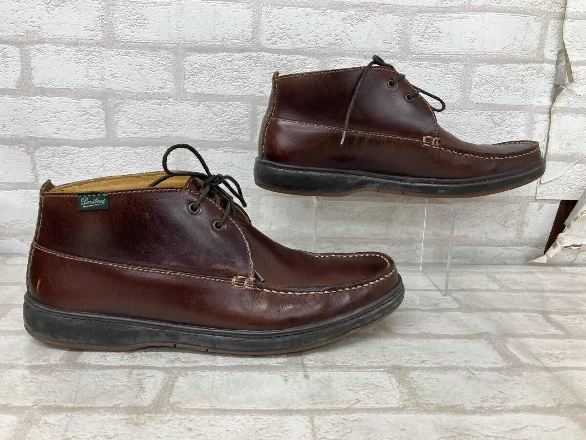 MARRON-VEL CONGO 0515 パラブーツ マロン ヴェール コンゴ モカシンブーツ メンズ ブラウン size 7 2 1 フランス製 ビジネス