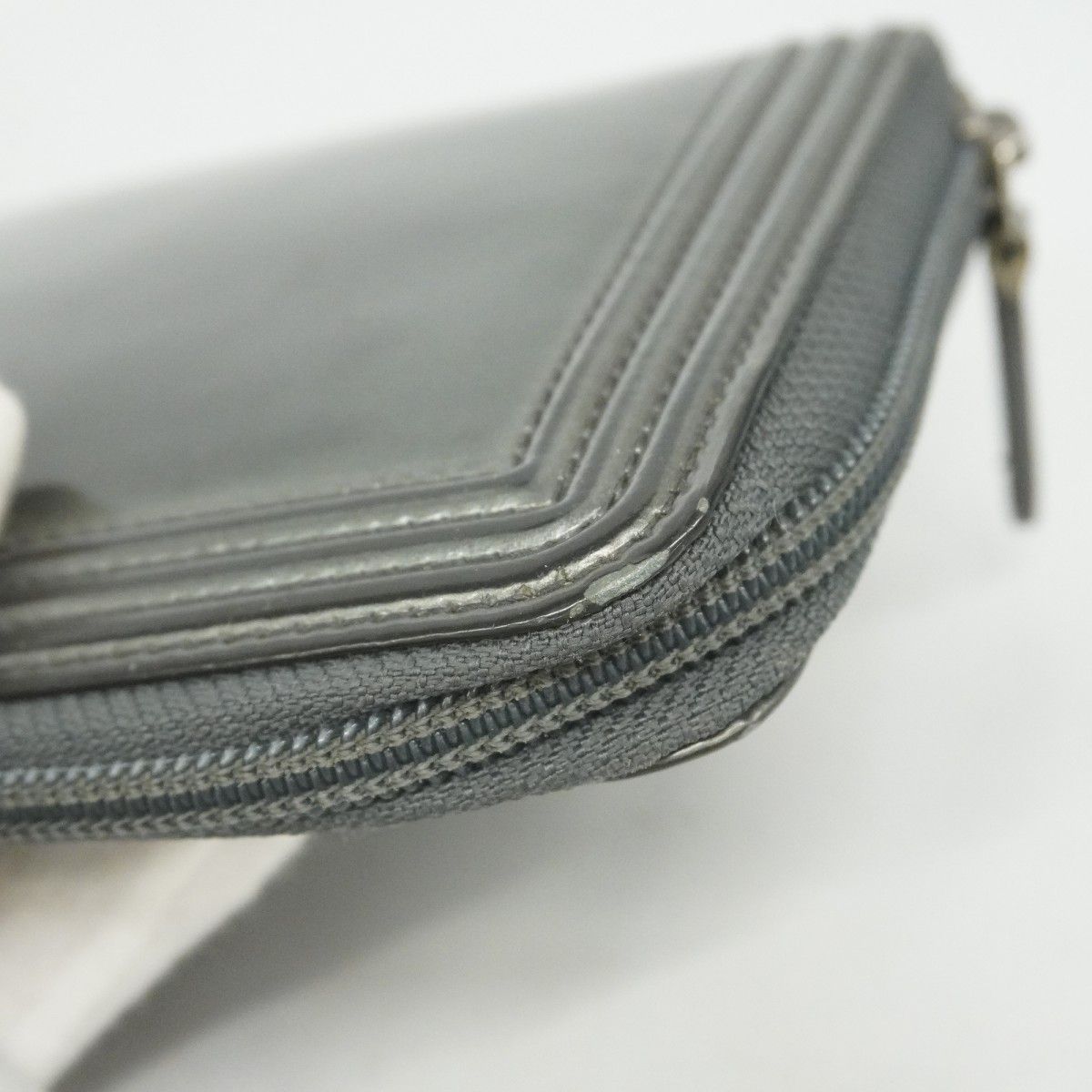 ☆SALE【5oc2074】シャネル 長財布 ボーイシャネル パテントレザー