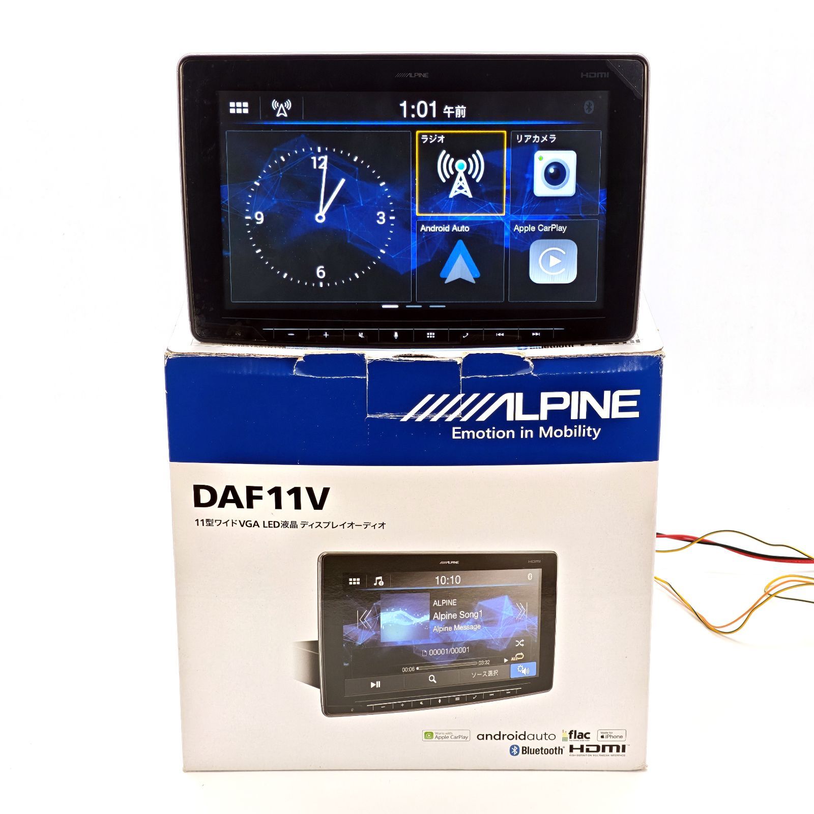 ALPINE アルパイン 11型ワイドVGA LED液晶 ディスプレイオーディオ