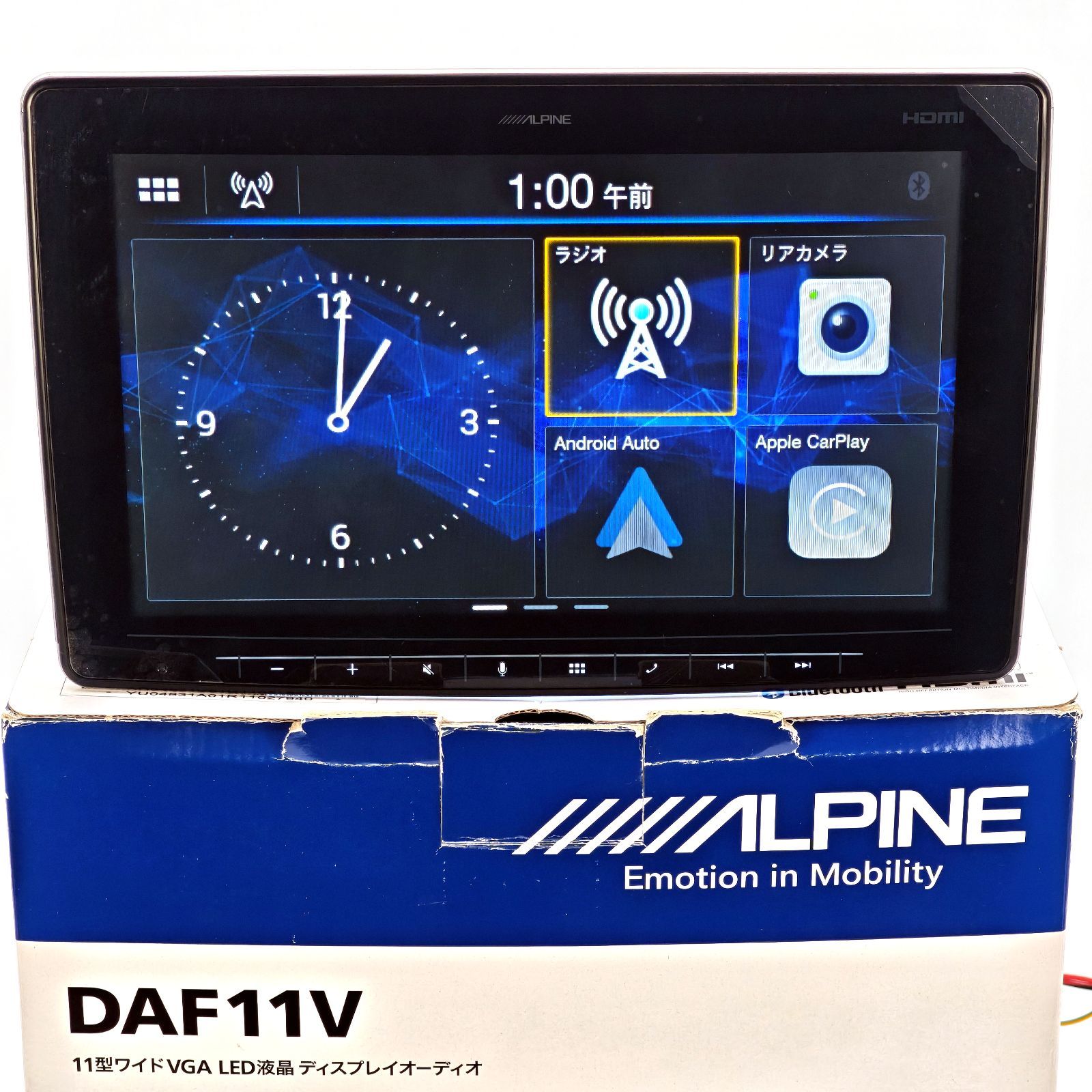 ALPINE アルパイン 11型ワイドVGA LED液晶 ディスプレイ
