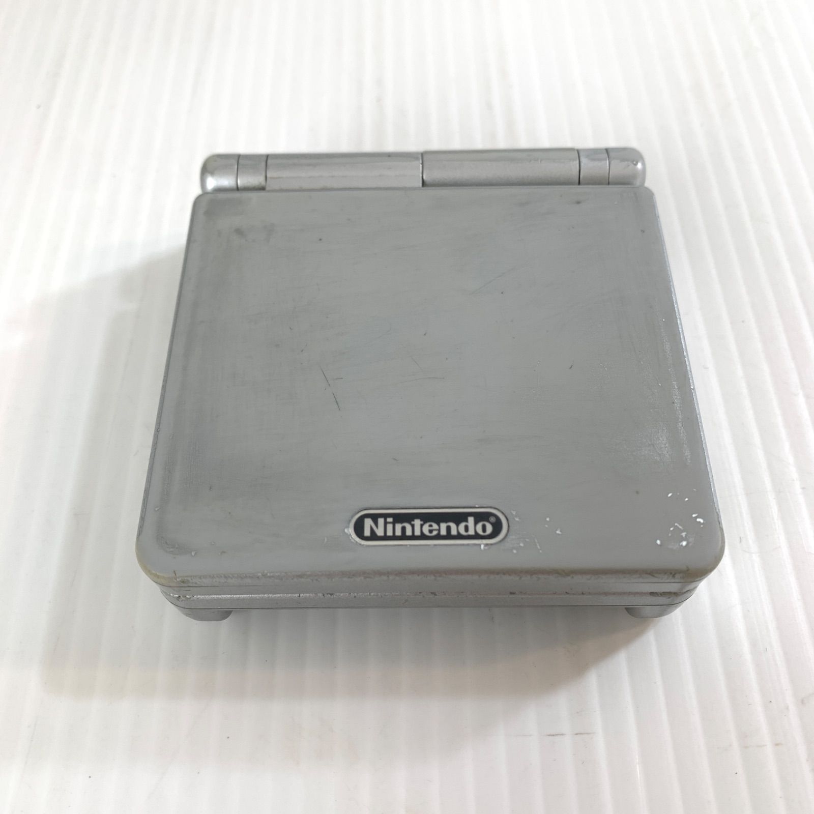 ジャンク/動作未確認品】ゲームボーイアドバンスSP シルバー AGS-001