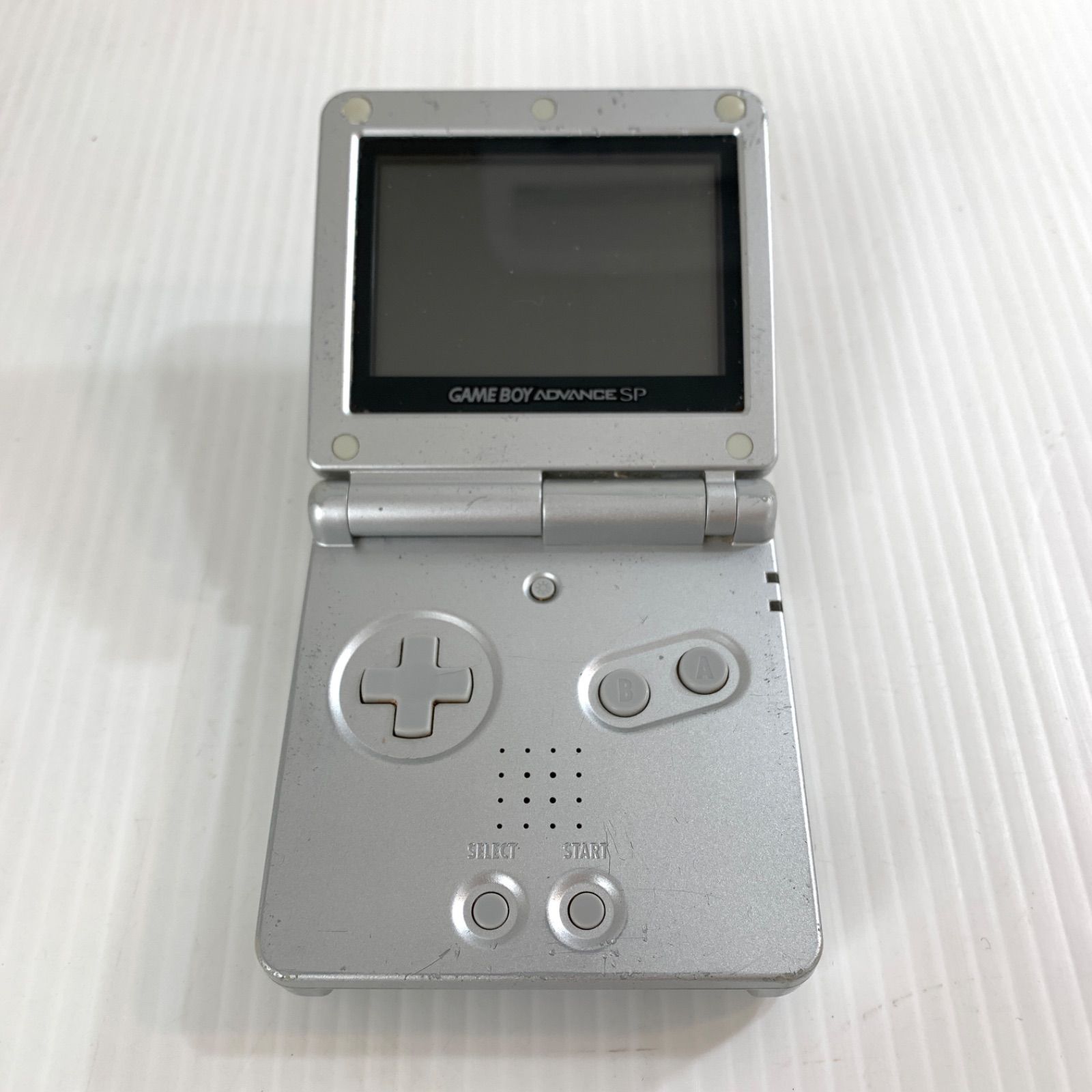 ジャンク/動作未確認品】ゲームボーイアドバンスSP シルバー AGS-001