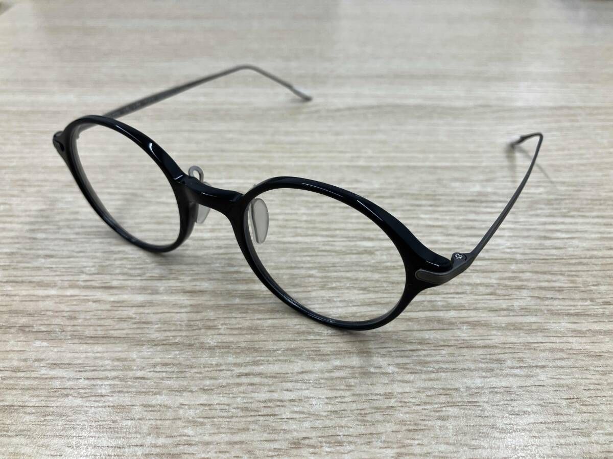 YUICHI TOYAMA ユウイチ トヤマ UFO-034 メガネ 丸眼鏡 ブラック
