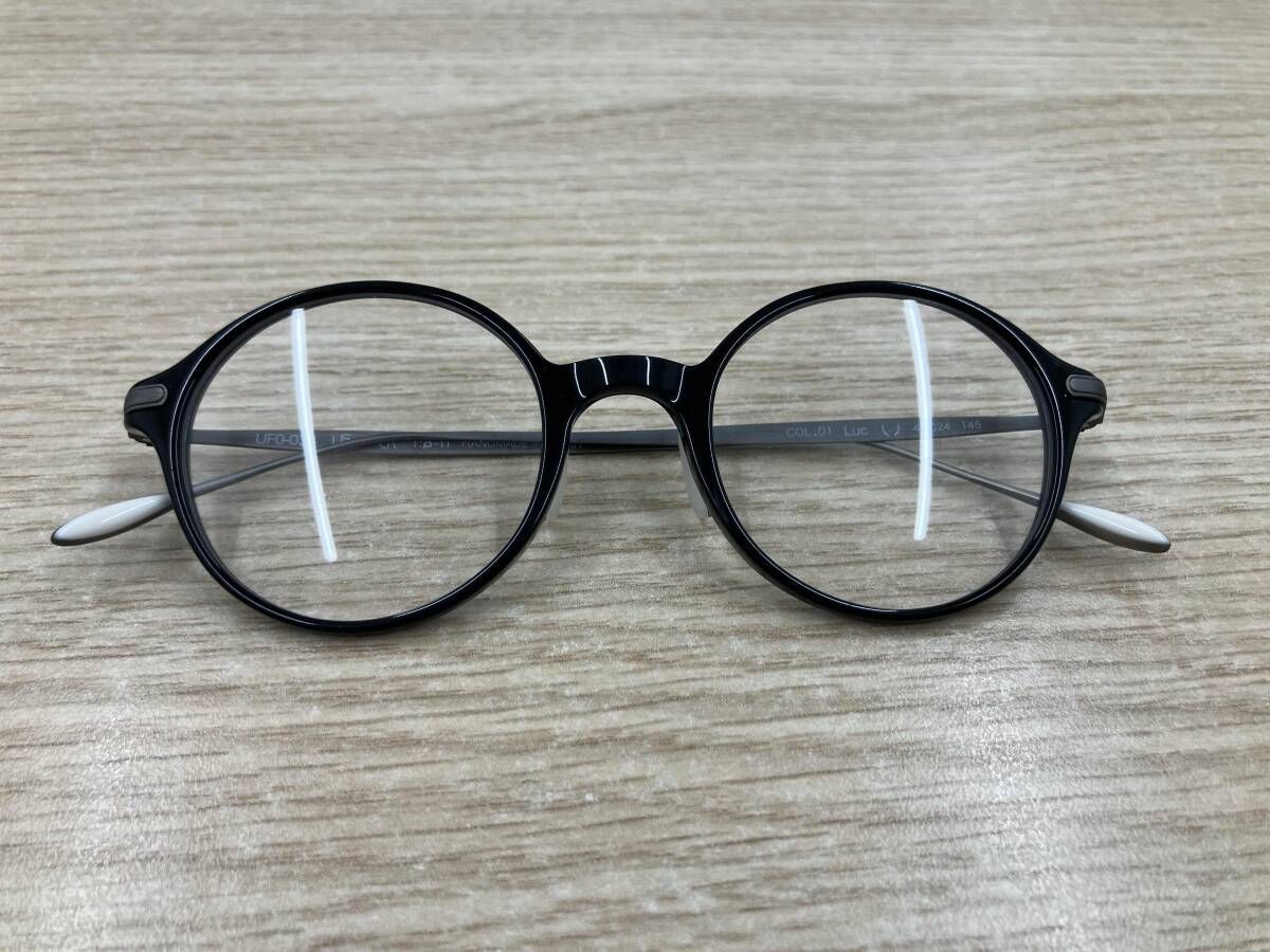 YUICHI TOYAMA ユウイチ トヤマ UFO-034 メガネ 丸眼鏡 ブラック