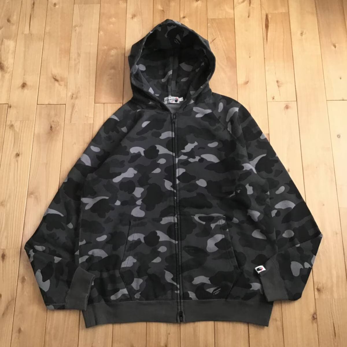 ☆パイレーツストア限定☆ Black Camo ジップ パーカー Lサイズ a 