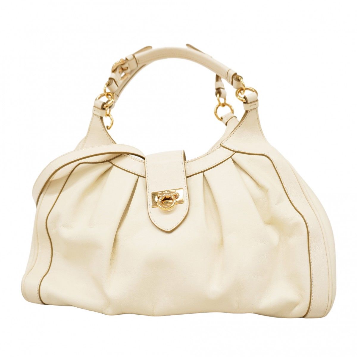 ☆SALE【5oc2408】サルヴァトーレフェラガモ ハンドバッグ ヴァラ