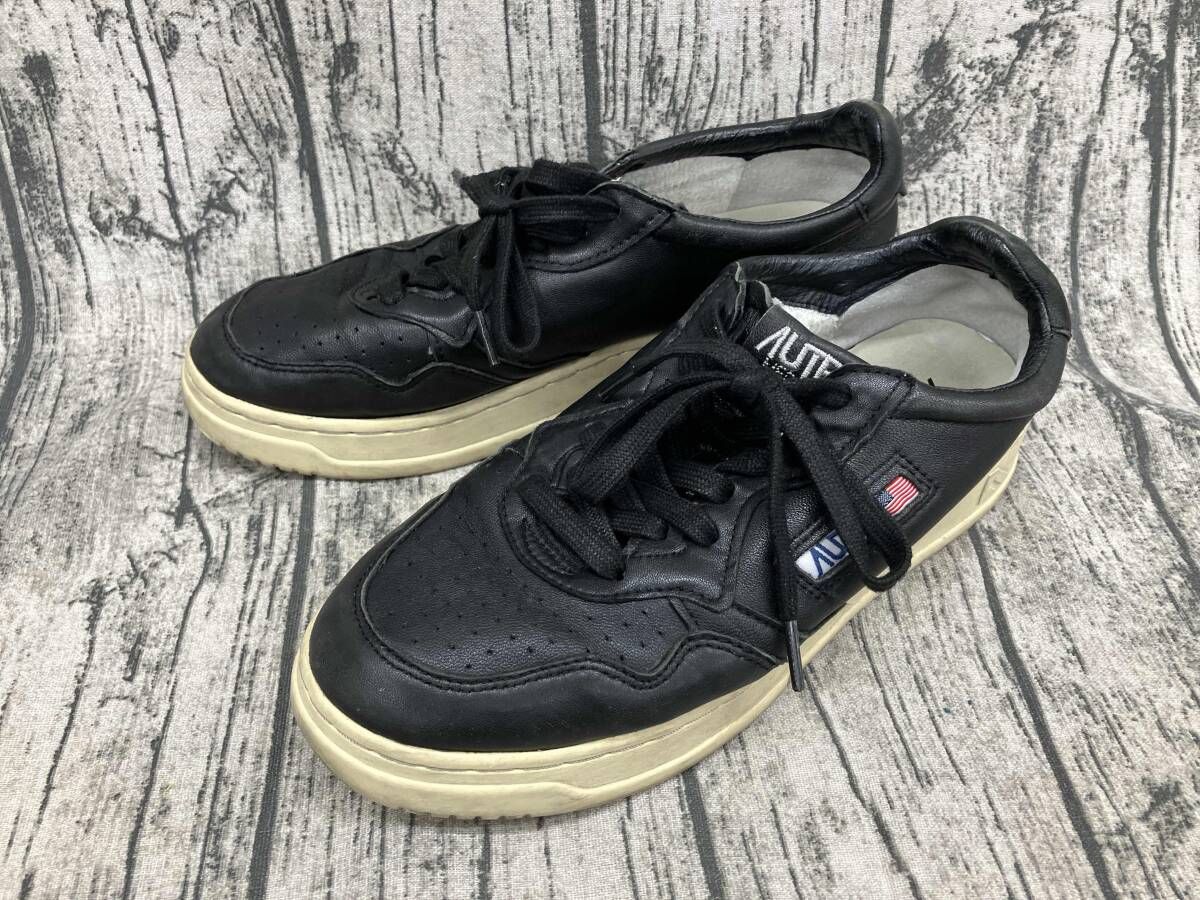 AUTRY medalist low オートリー スニーカー ブラック 25.5cm - メルカリ